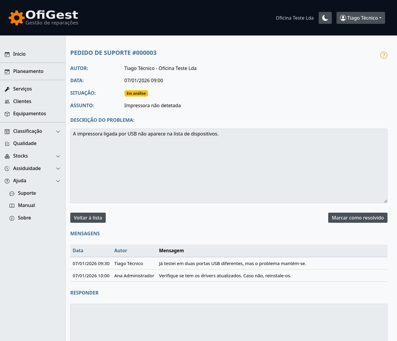 Assistência OfiGest